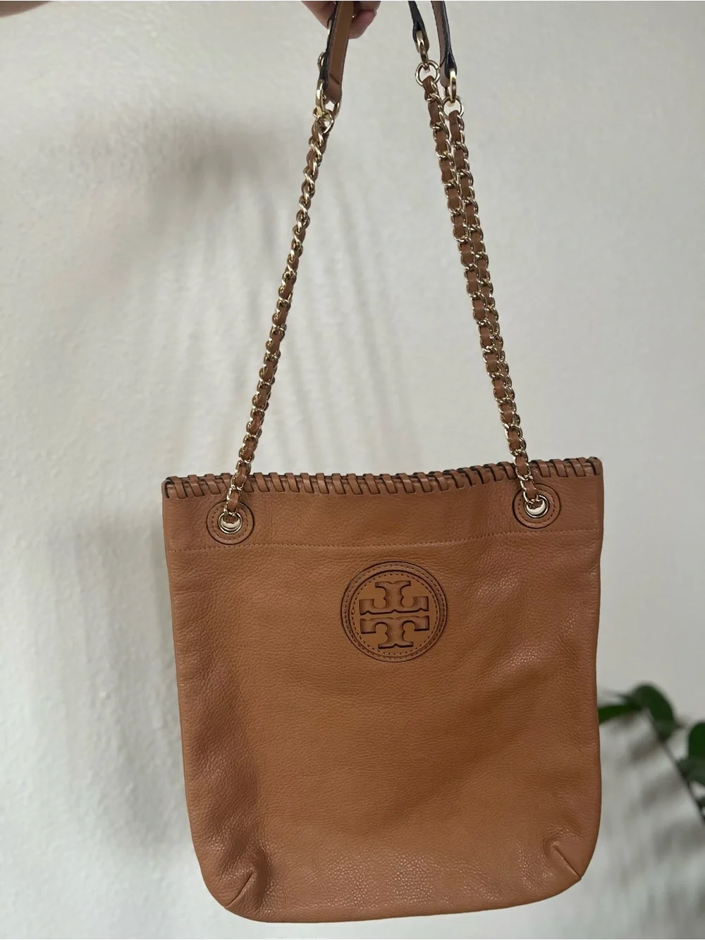 Tory Burch Marion Leather Chain-Handle Shoulder Bag
